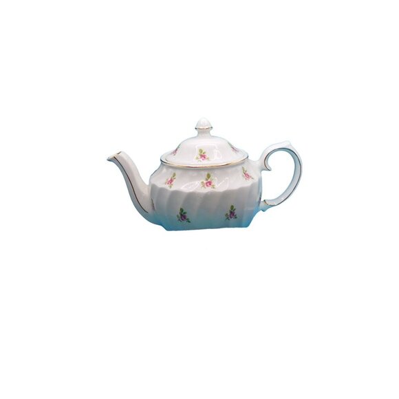 Windsor England teapot 4381 pink roses and gold accents Nice never used - Picture 8 of 8